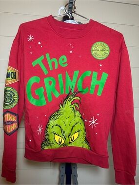 #176 The Grinch Red Graphic Sweatshirt - The Grinch